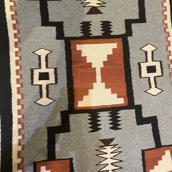 Genuine Southwestern Navajo Geometric Area Rug